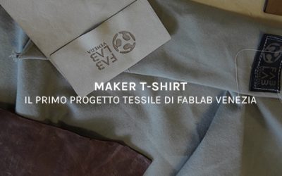 Maker T-shirt: il primo progetto tessile di Fablab Venezia