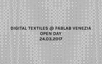 Digital textiles@Fablab Venezia Open Day