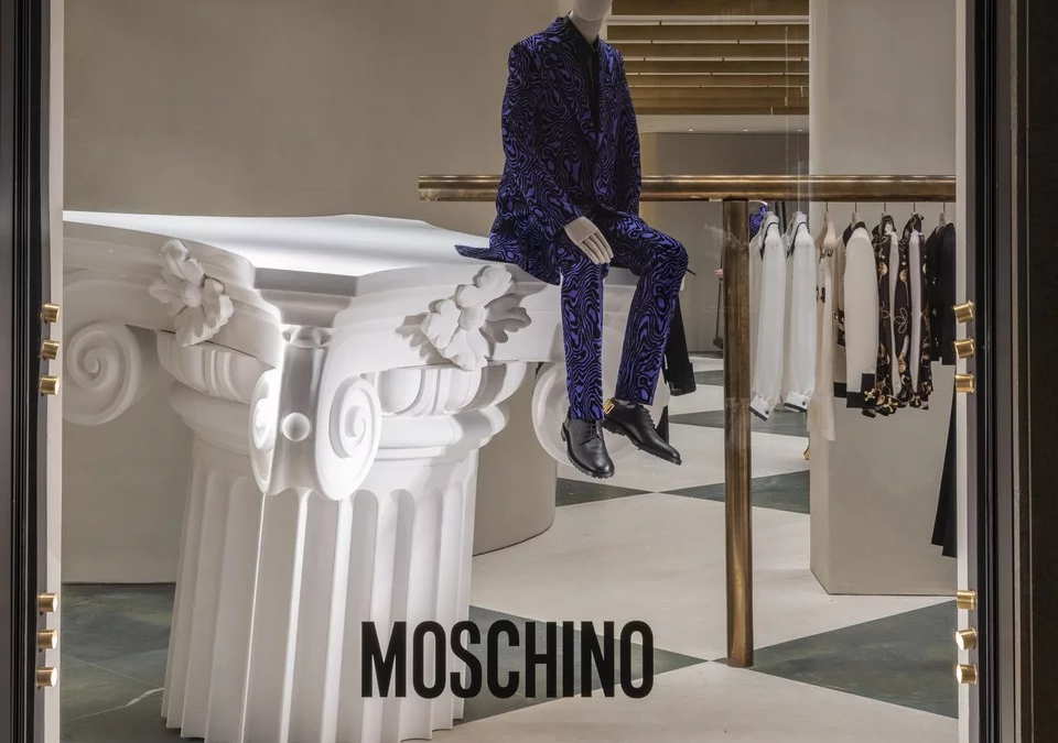 ALLESTIMENTO MOSCHINO STORE MILANO